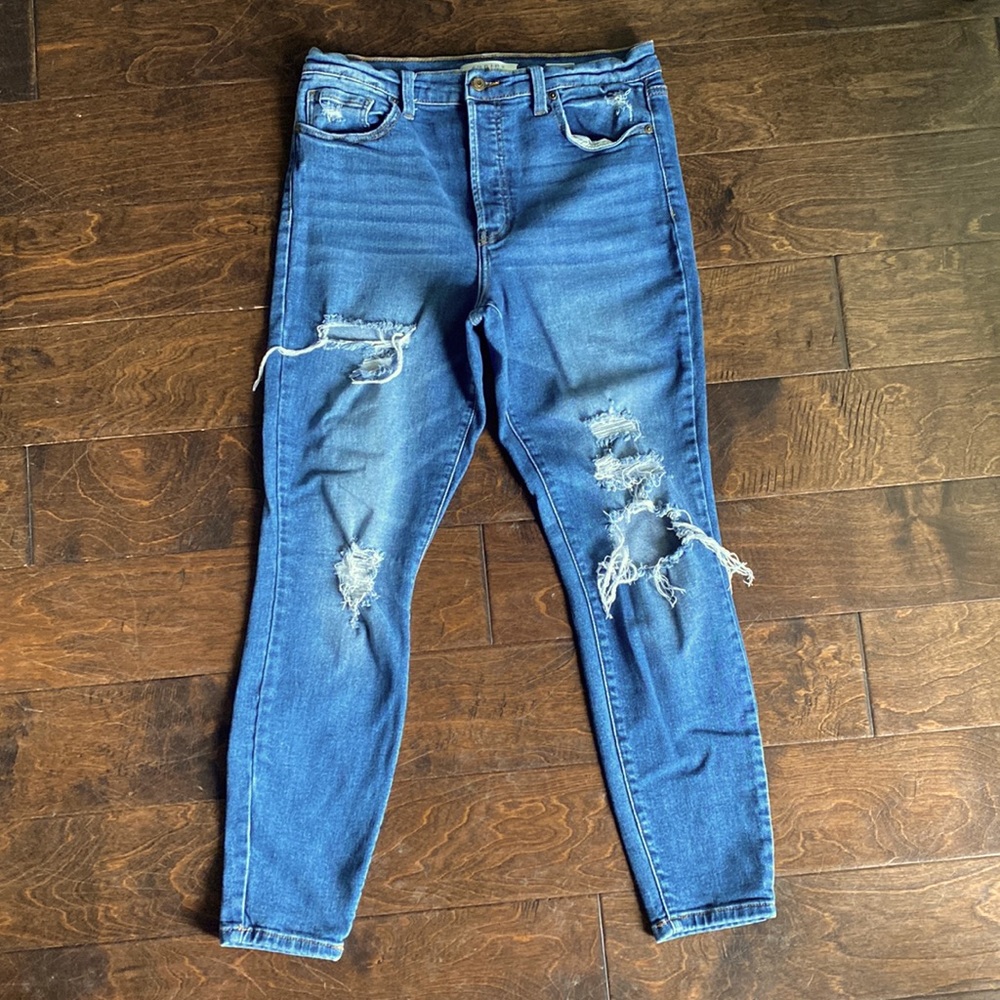 Eunina Bella Super High Rise Skinny Ankle Jeans! Size 13